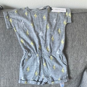 Miles the Label Lightning Bolt Romper 24 months NWT